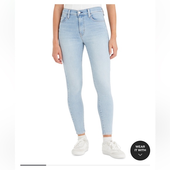 NWT Women's Levi’s 720 High-Rise Stretchy Super-Skinny Jeans - Picture 5 of 5